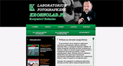 Desktop Screenshot of krosnolab.pl