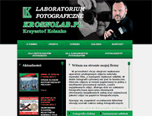 Tablet Screenshot of krosnolab.pl